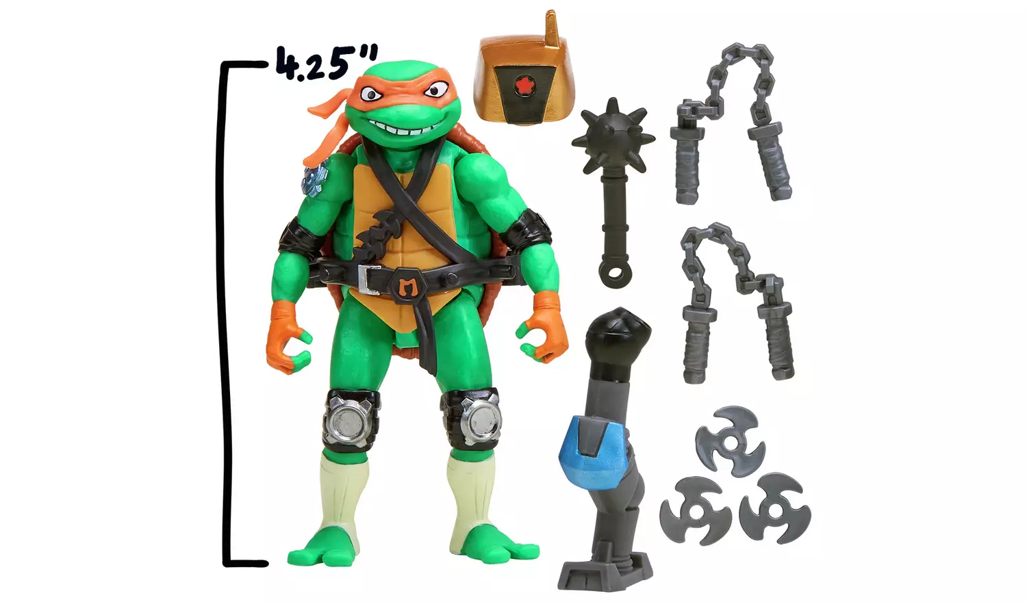 Teenage Mutant Ninja Turtle Mix N Match Michelagelo Figure