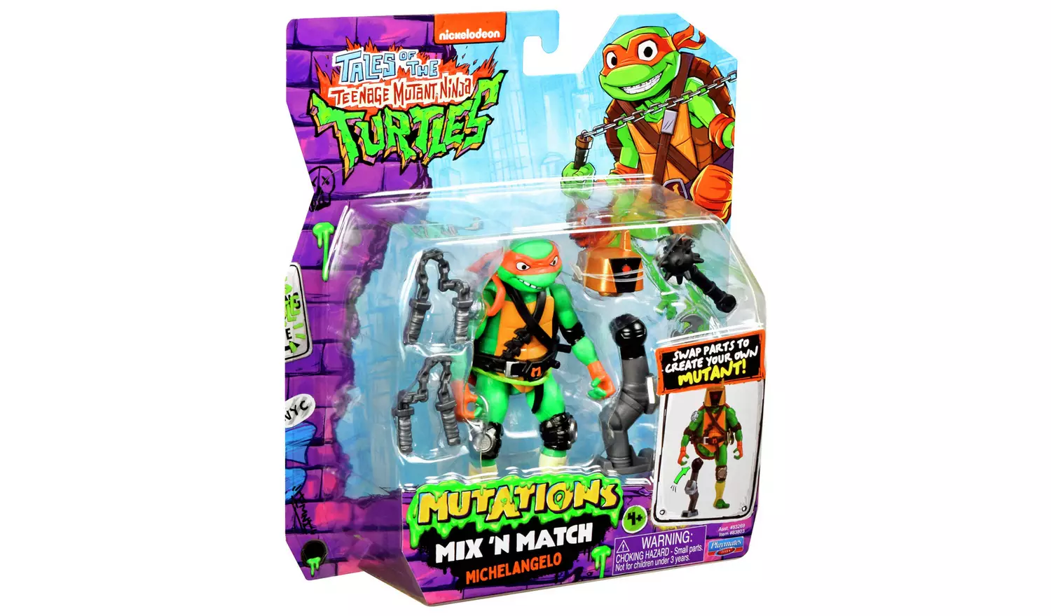 Teenage Mutant Ninja Turtle Mix N Match Michelagelo Figure
