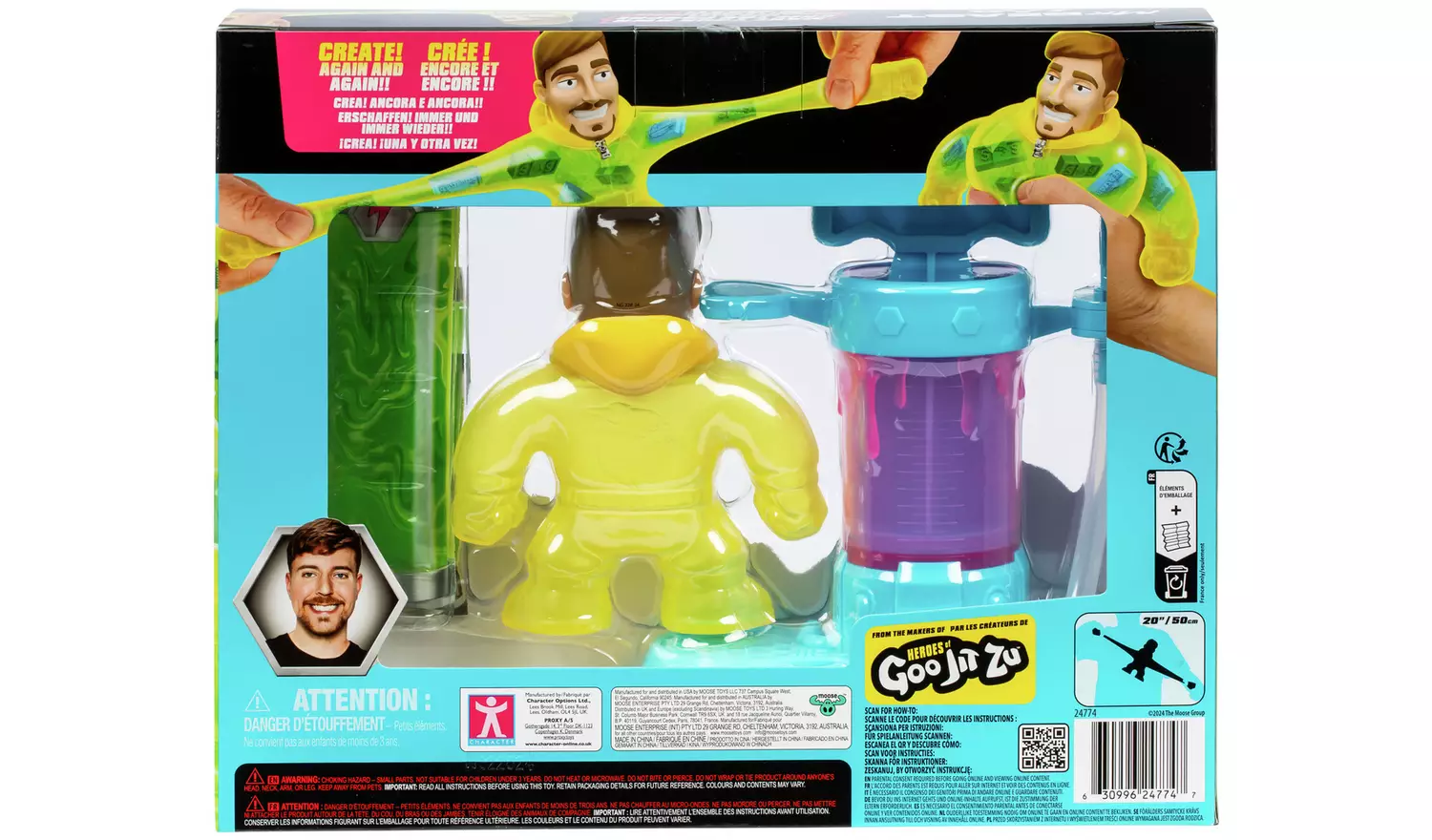 Heroes of Goo Jit Zu MrBeast Lab Creation Station