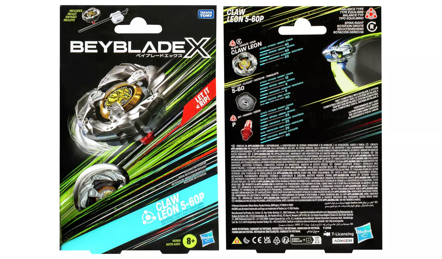 Beyblade X Claw Leon 5-60P Starter Pack