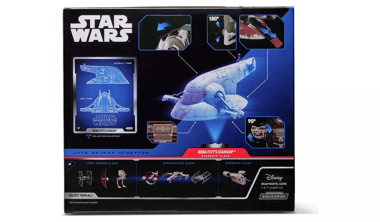 Star Wars Micro Galaxy Squadron Boba Fett's Starship