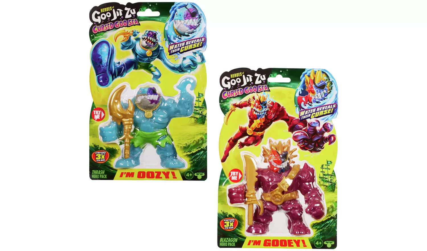Heroes of Goo Jit Zu Cursed Goo Sea - Pack of 2