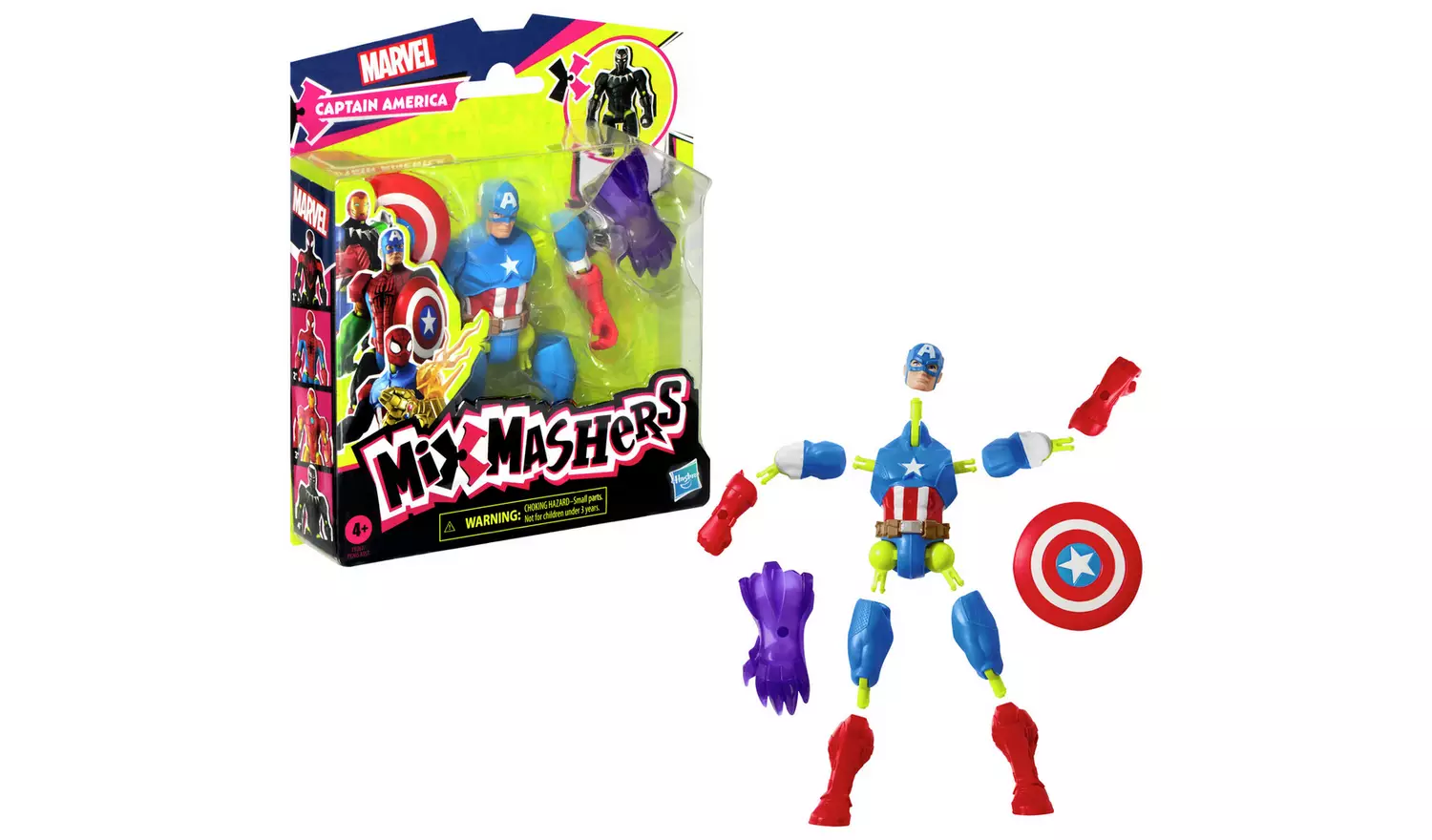 Mixmashers MarvelCaptain America Figure