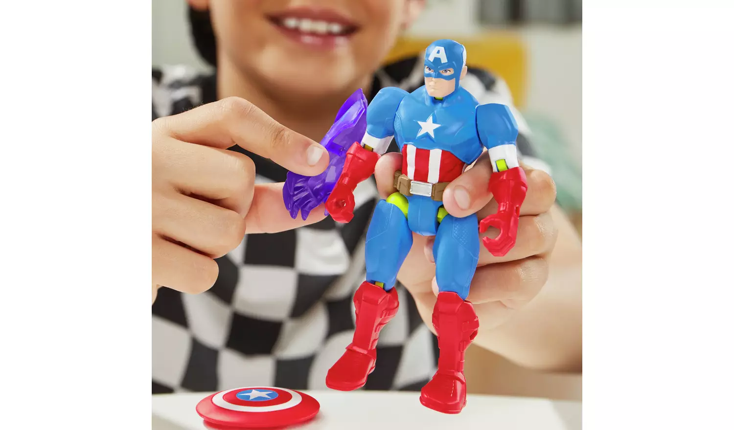 Mixmashers MarvelCaptain America Figure