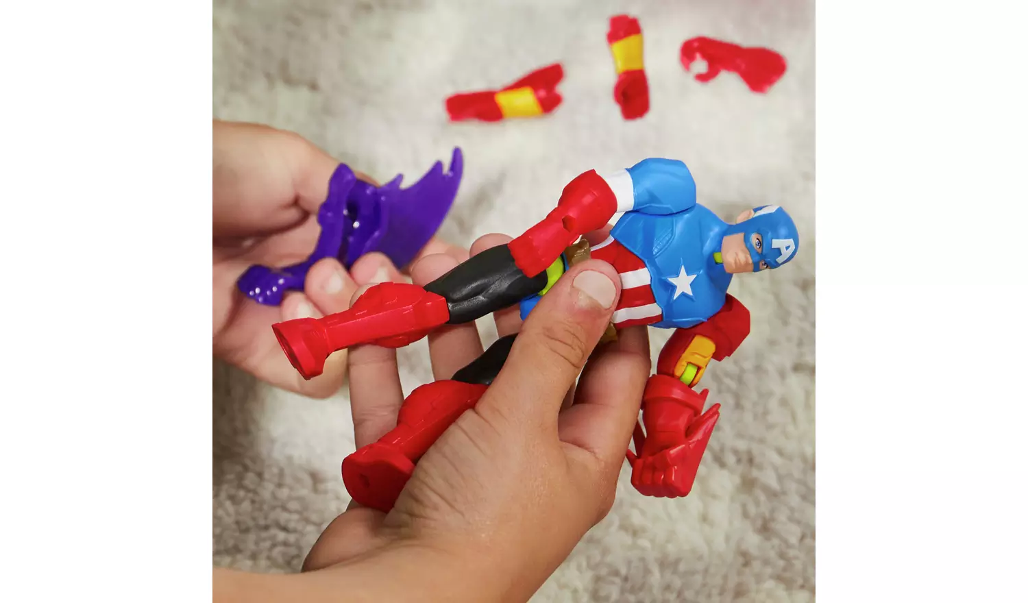 Mixmashers MarvelCaptain America Figure