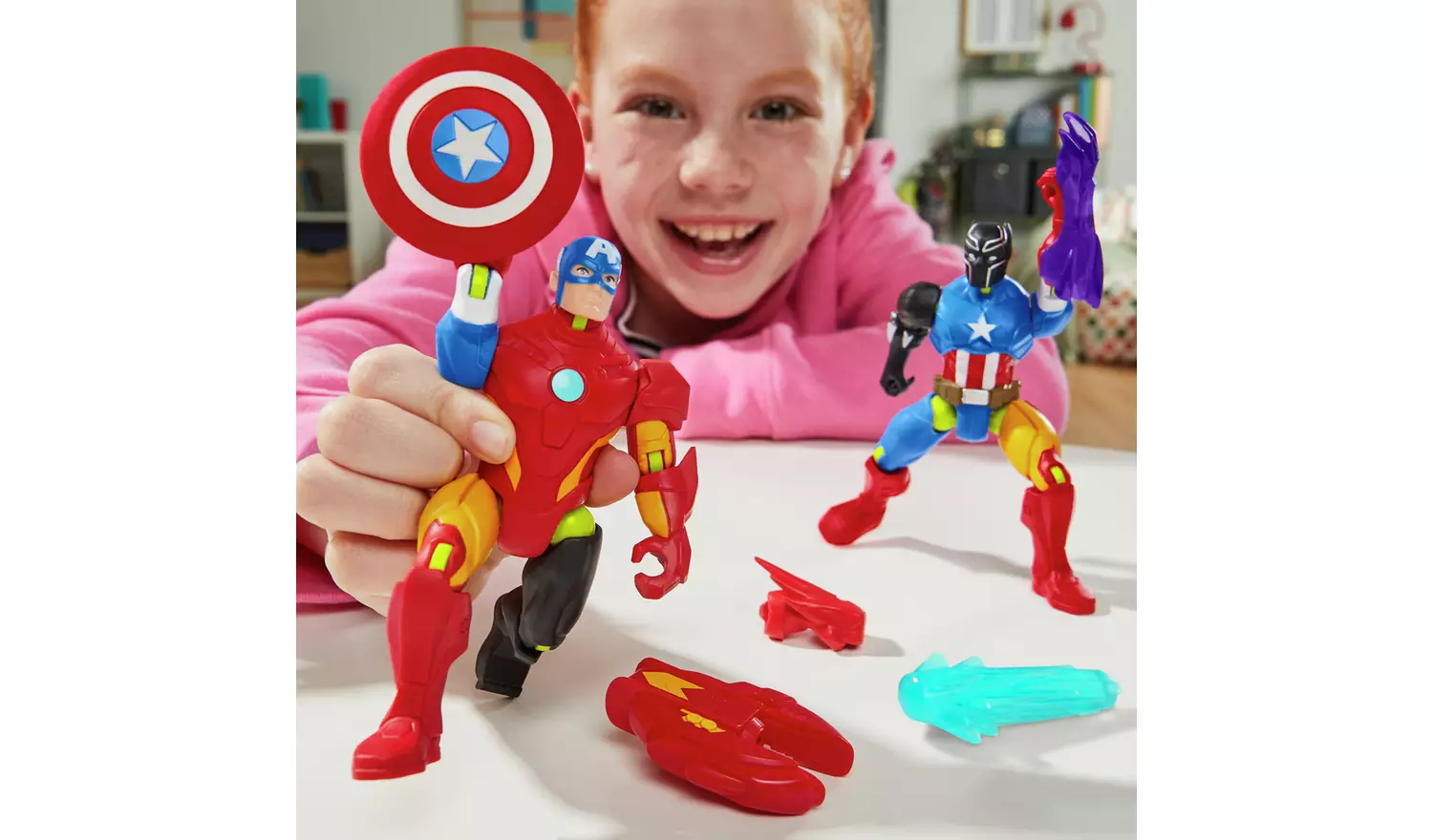 Mixmashers MarvelCaptain America Figure
