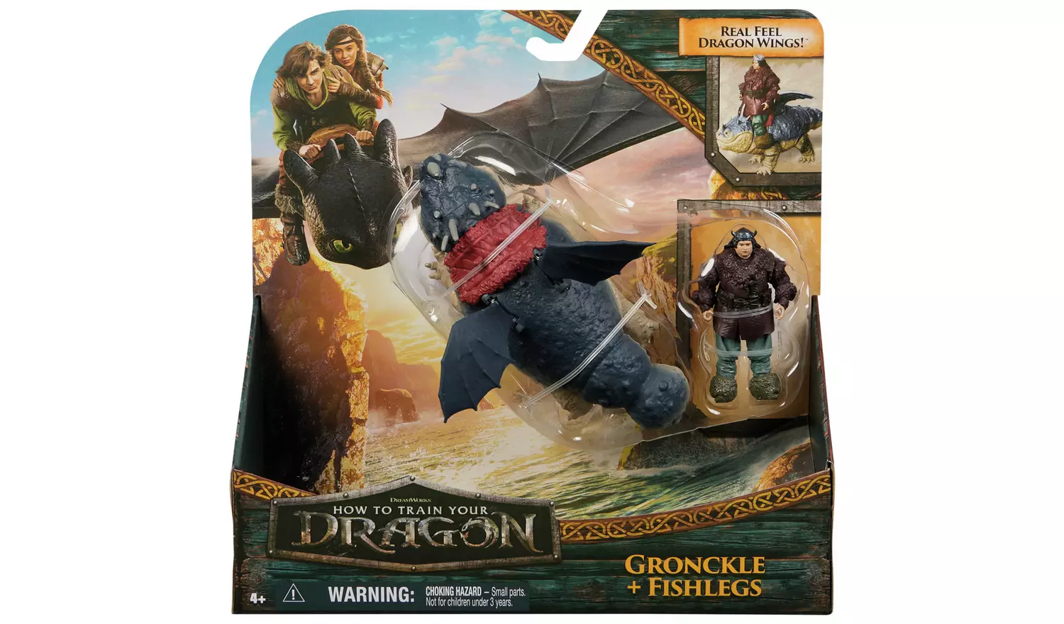 How To Train Your Dragon Gronkle & Fishlegs Figure Set