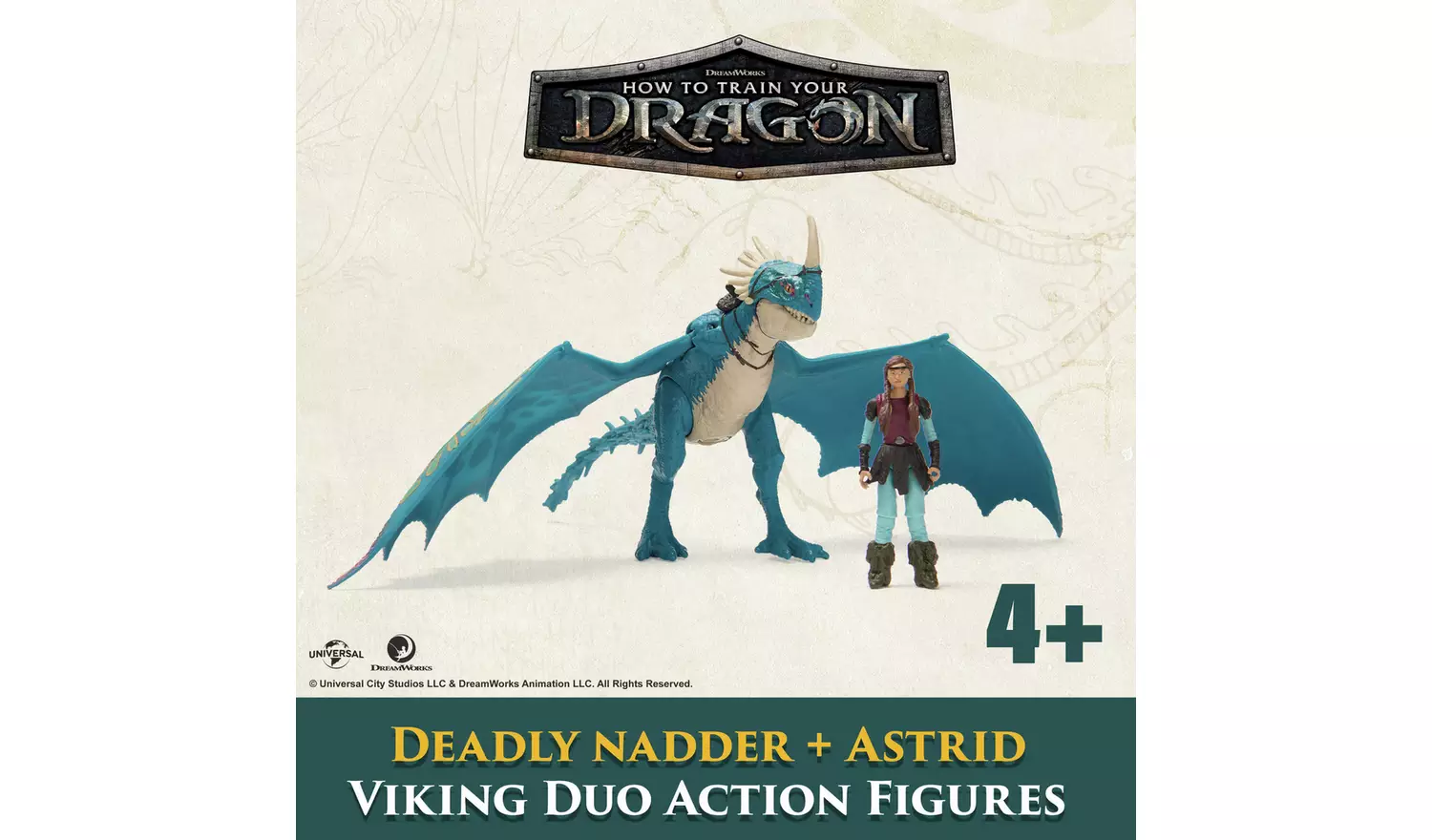 How To Train Your Dragon Deadly Nadder & Astrid Set