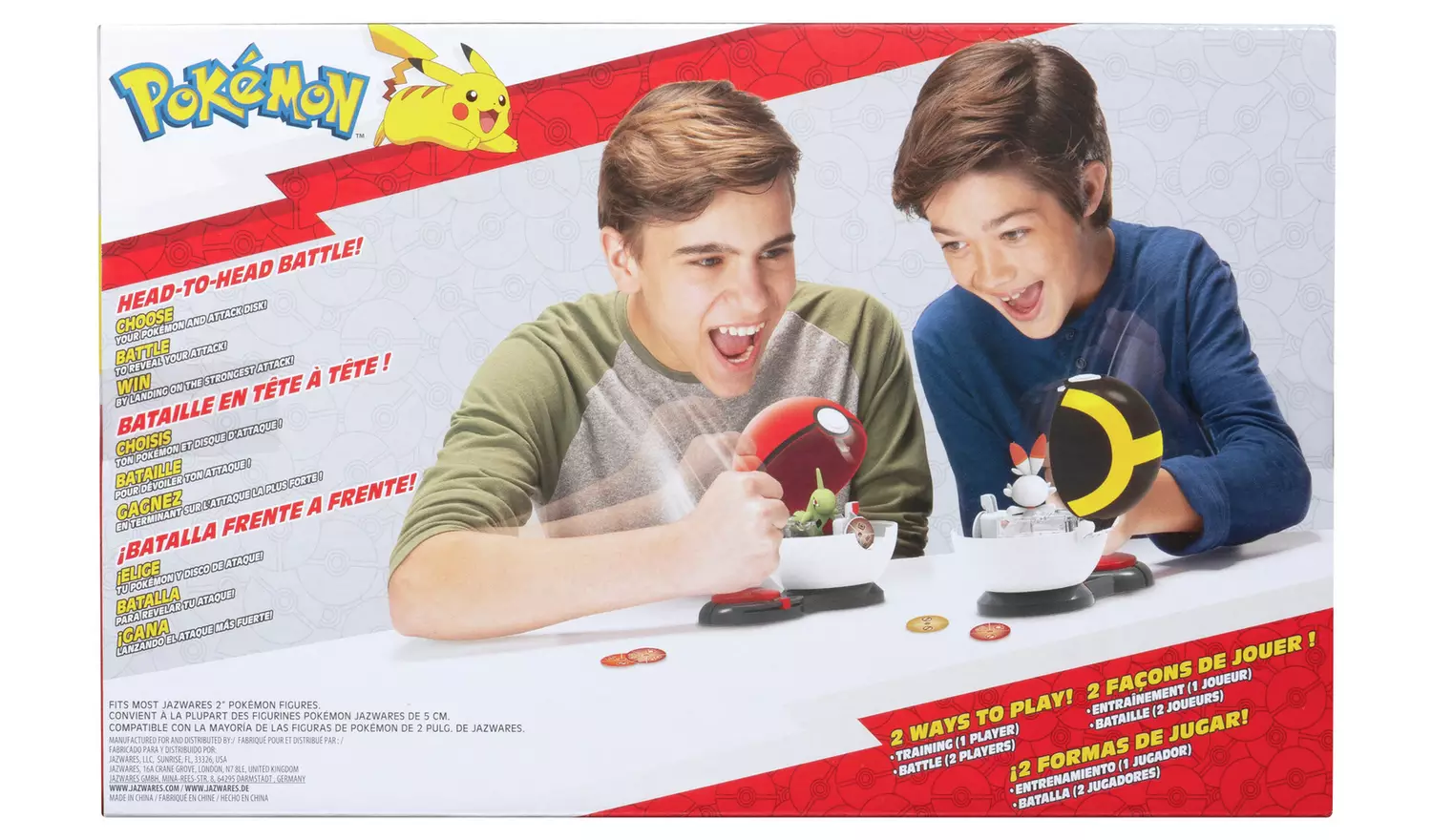 Pokémon Surprise Attack Game - Pikachu and Mudkip