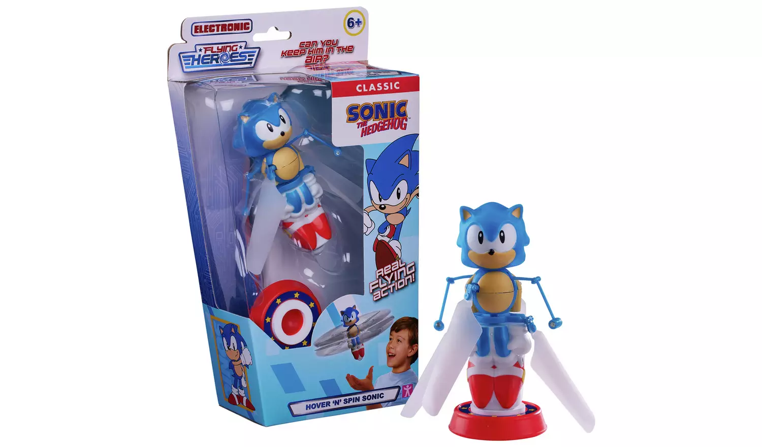 Flying Heroes Hover 'n Spin Sonic