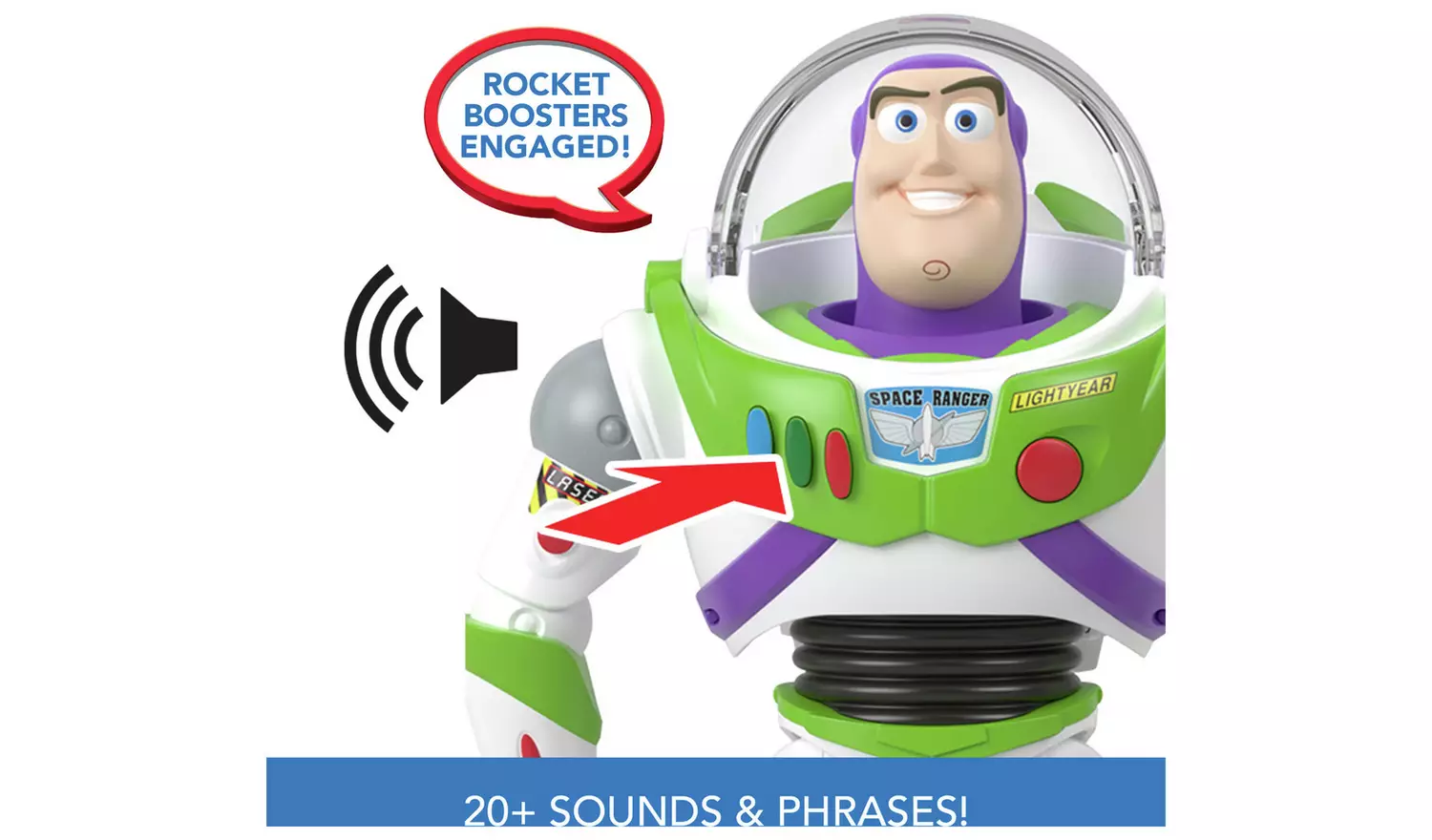 Disney & Pixar Toy Story Rocket Rescue Buzz Lightyear Figure