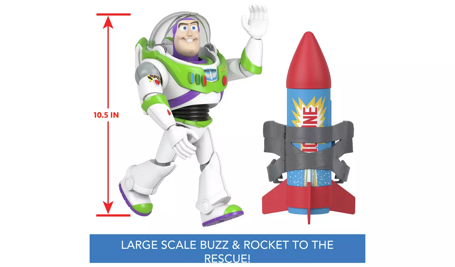 Disney & Pixar Toy Story Rocket Rescue Buzz Lightyear Figure