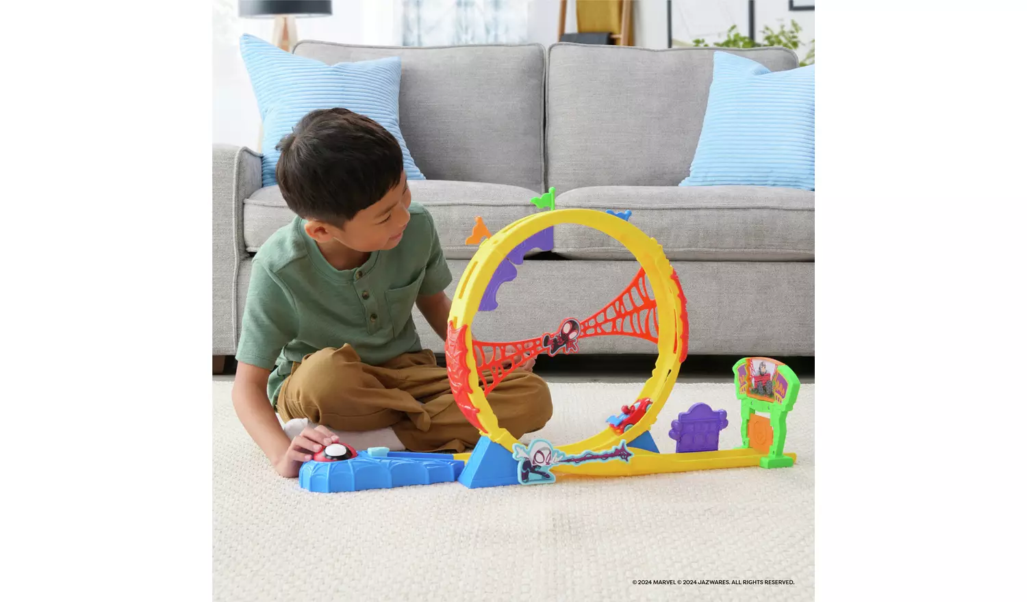 Marvel Spidey and His Amazing Friends Super Loop Track Set