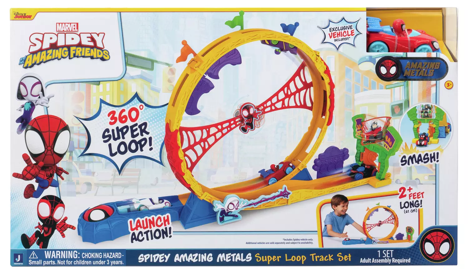 Marvel Spidey and His Amazing Friends Super Loop Track Set