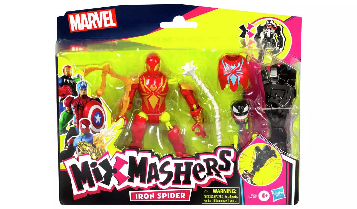 Mixmashers Marvel Iron Spider Figure