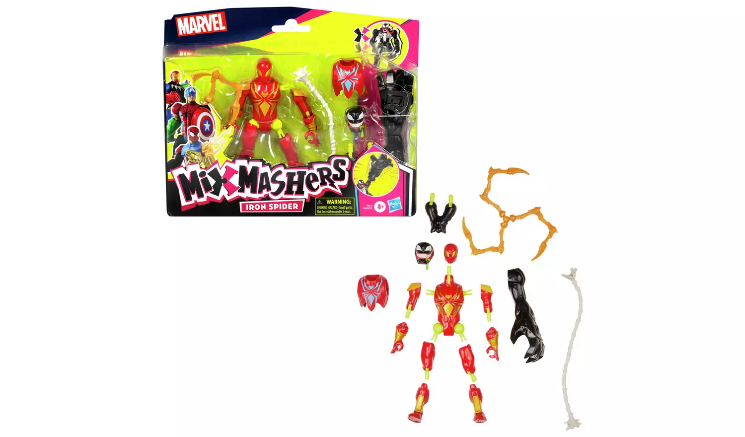 Mixmashers Marvel Iron Spider Figure
