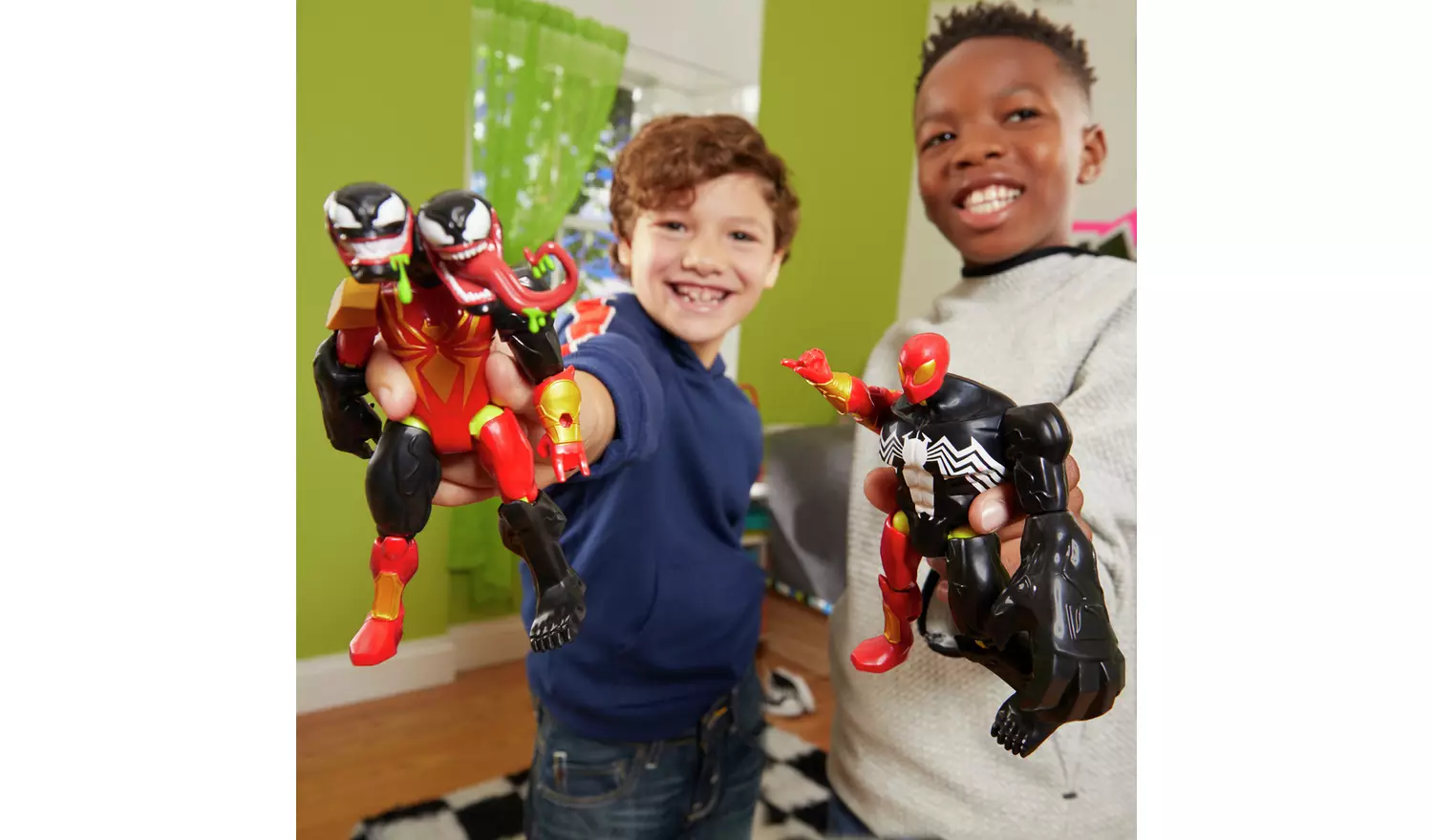 Mixmashers Marvel Iron Spider Figure