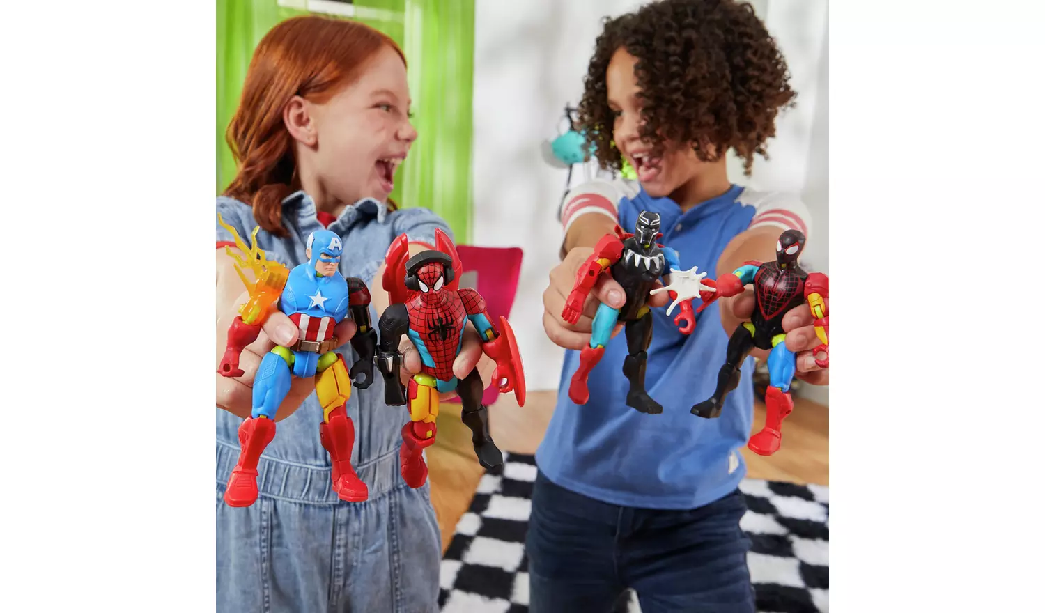 Mixmashers Marvel Iron Spider Figure