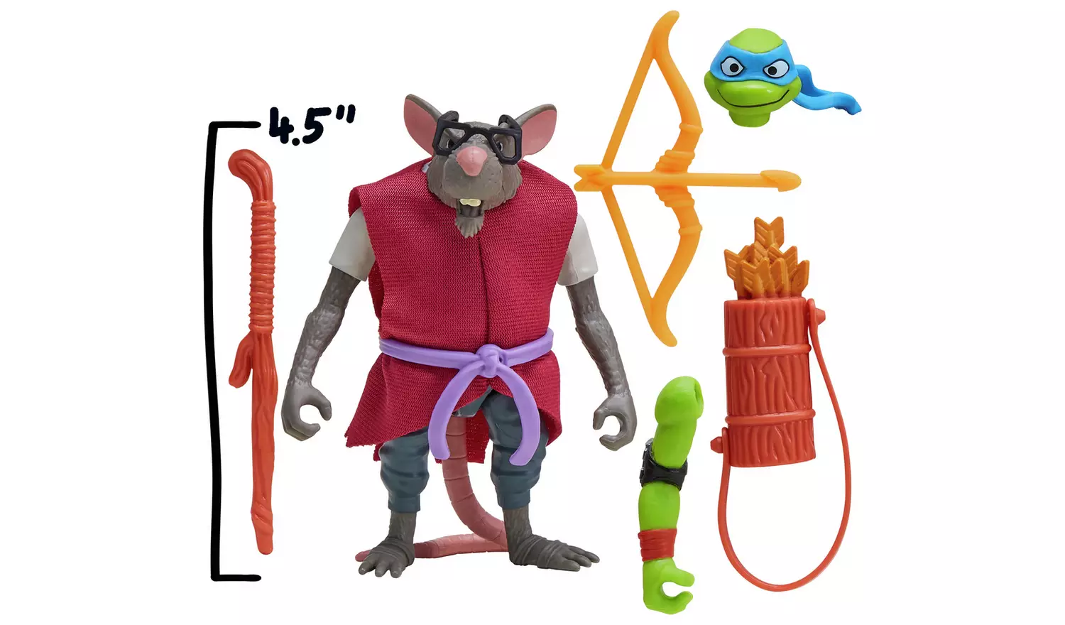 Teenage Mutant Ninja Turtles Mix N Match Splinter Figure