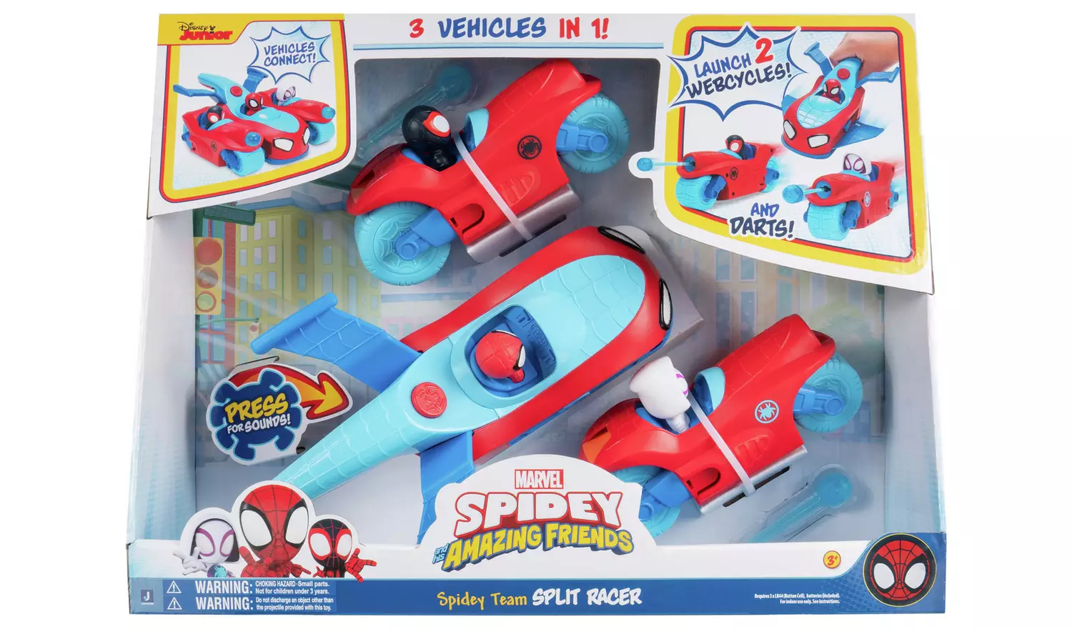 Spidey and His Amazing Friends Team Split Racer