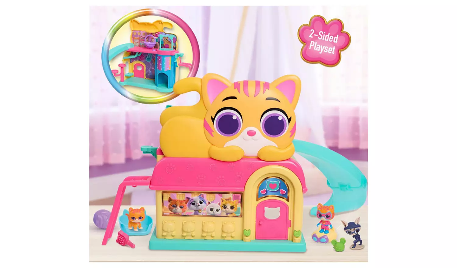 Disney Junior Super Kitties Purr N Play Playset