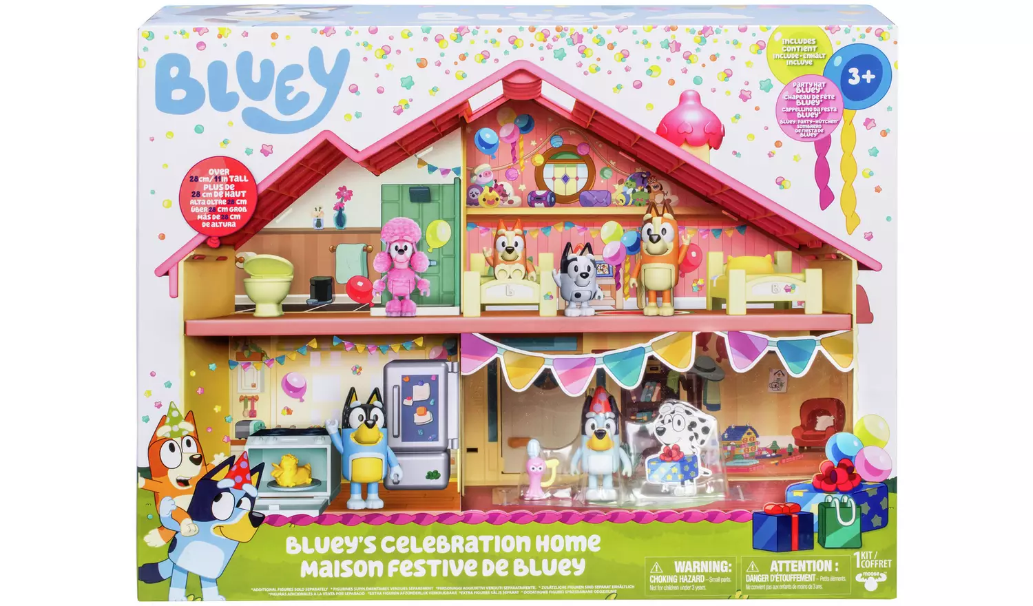 Bluey S11 Bluey's Birthday Celebration Home Playset