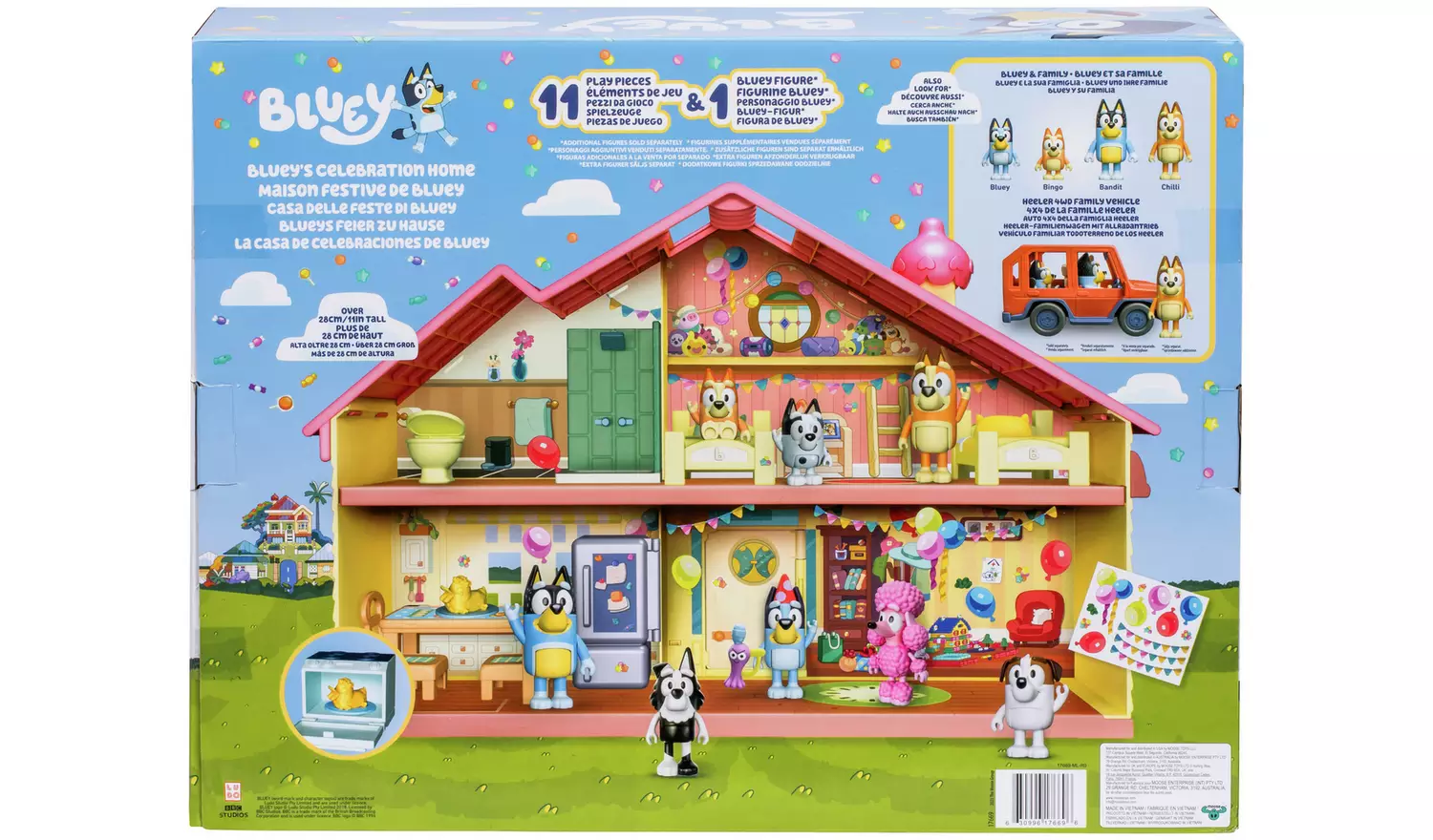 Bluey S11 Bluey's Birthday Celebration Home Playset