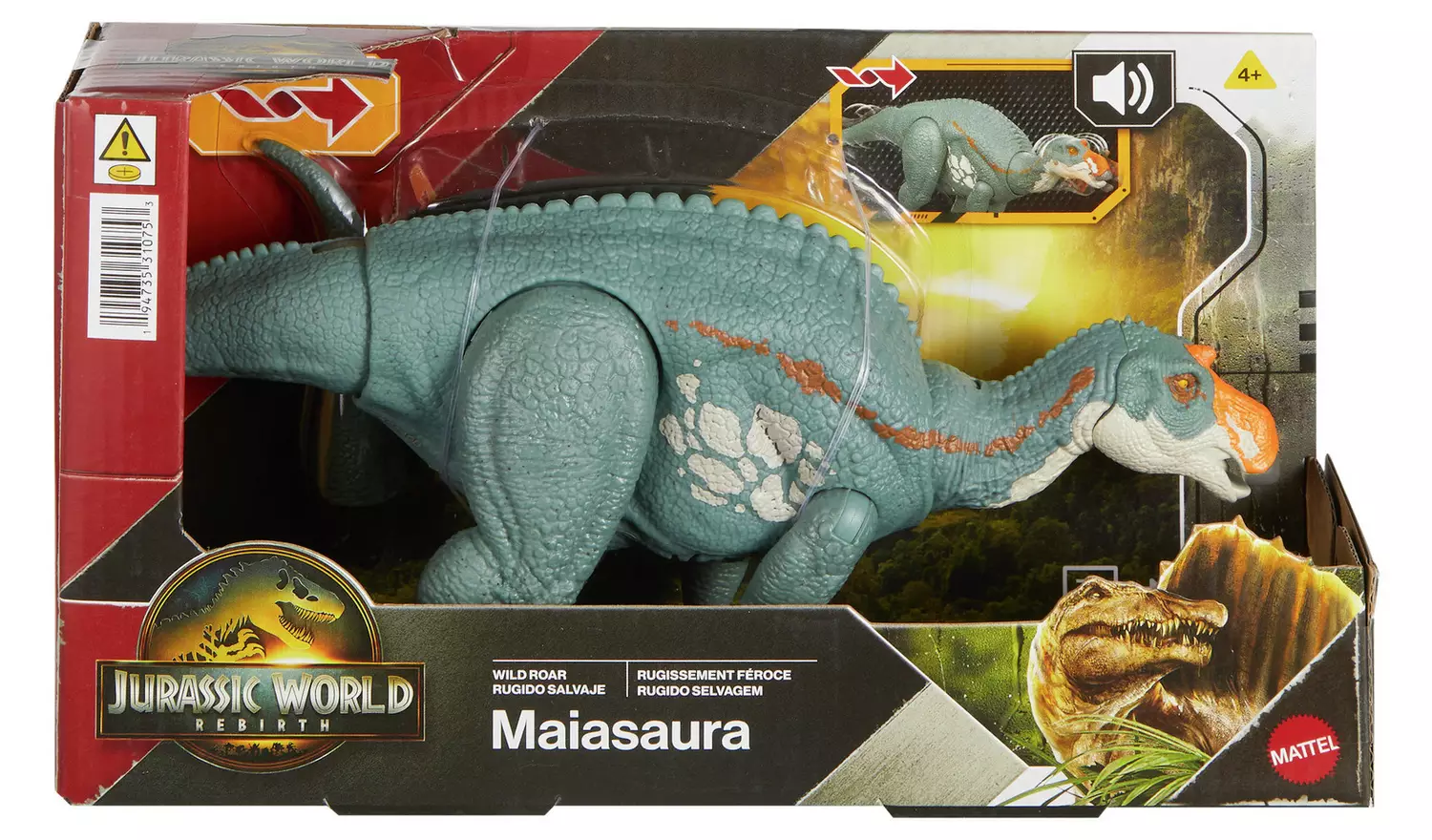 Jurassic World Rebirth Wild Roar Maiasaura Dinosaur Toy