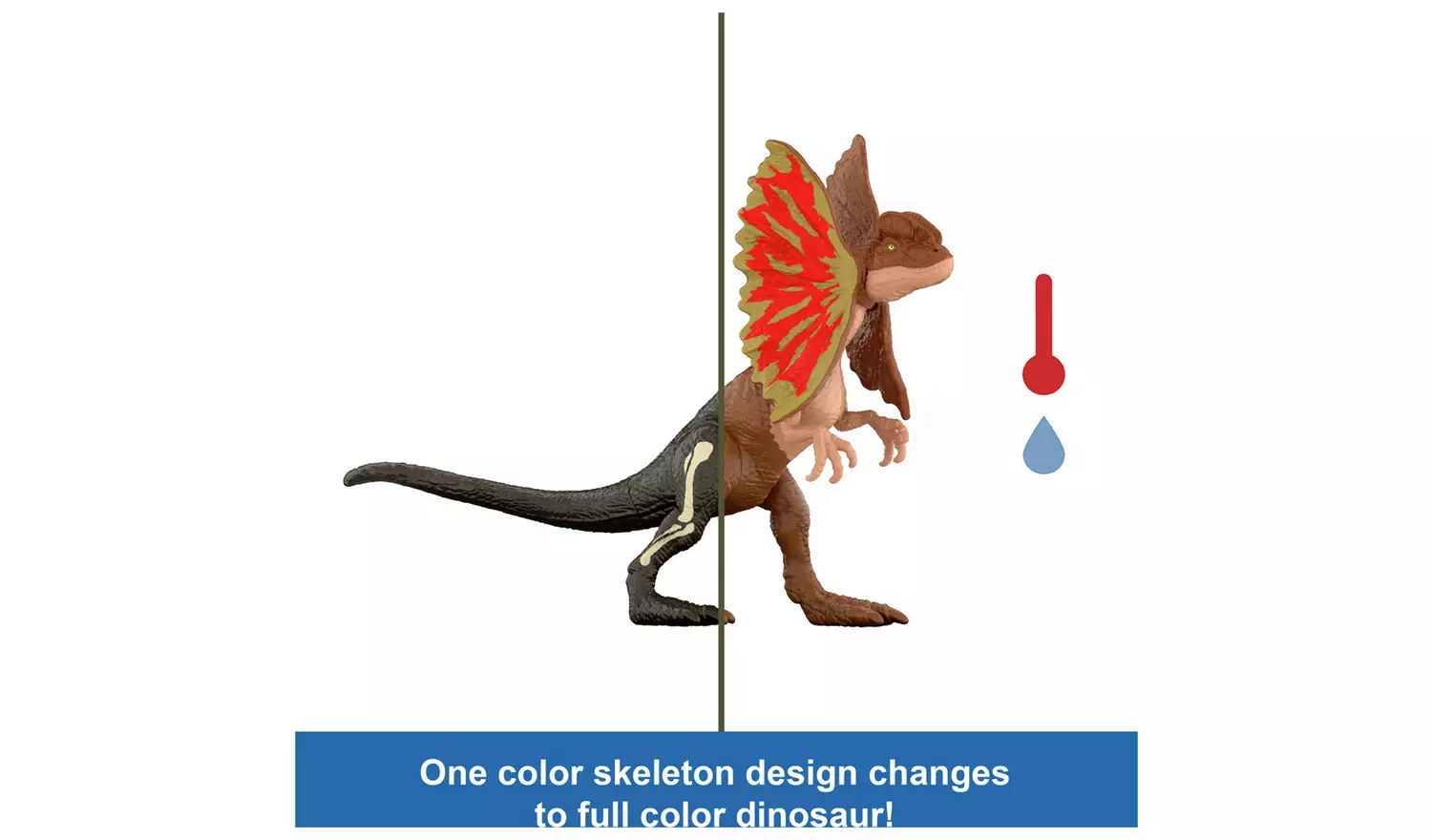 Jurassic World Warm Water 'Decoration Reveal' Dinosaur Toys