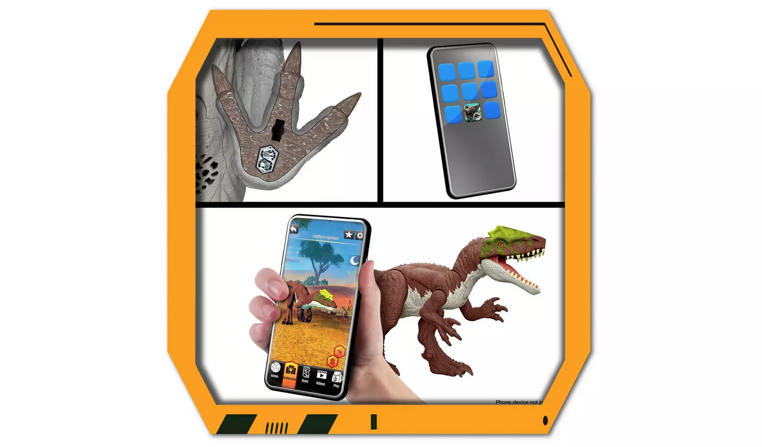 Jurassic World Rebirth Wild Roar Baryonyx Dinosaur Toy