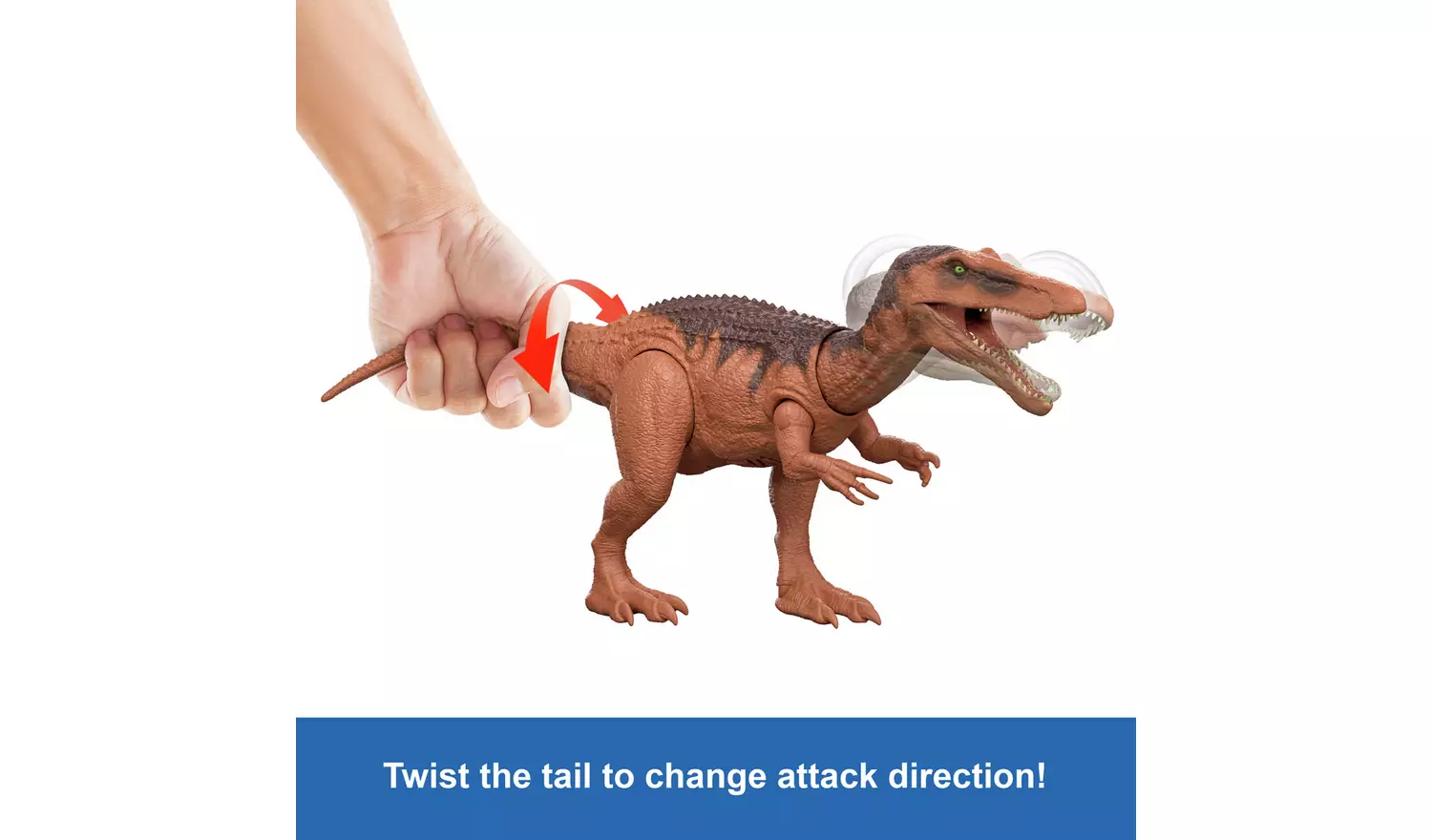 Jurassic World Rebirth Wild Roar Baryonyx Dinosaur Toy