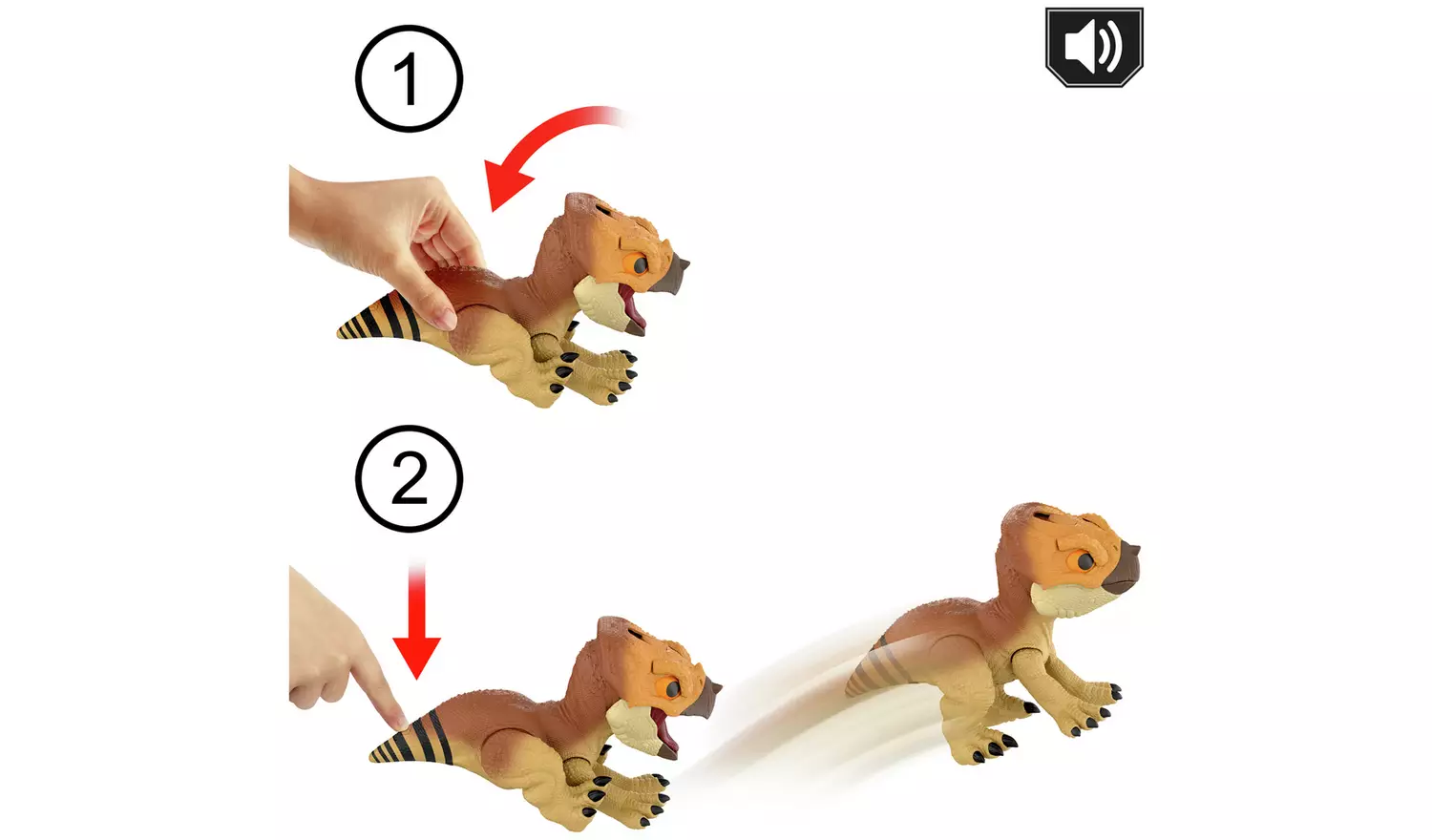 Jurassic World Aquilops Dolores Interactive Dinosaur Toy