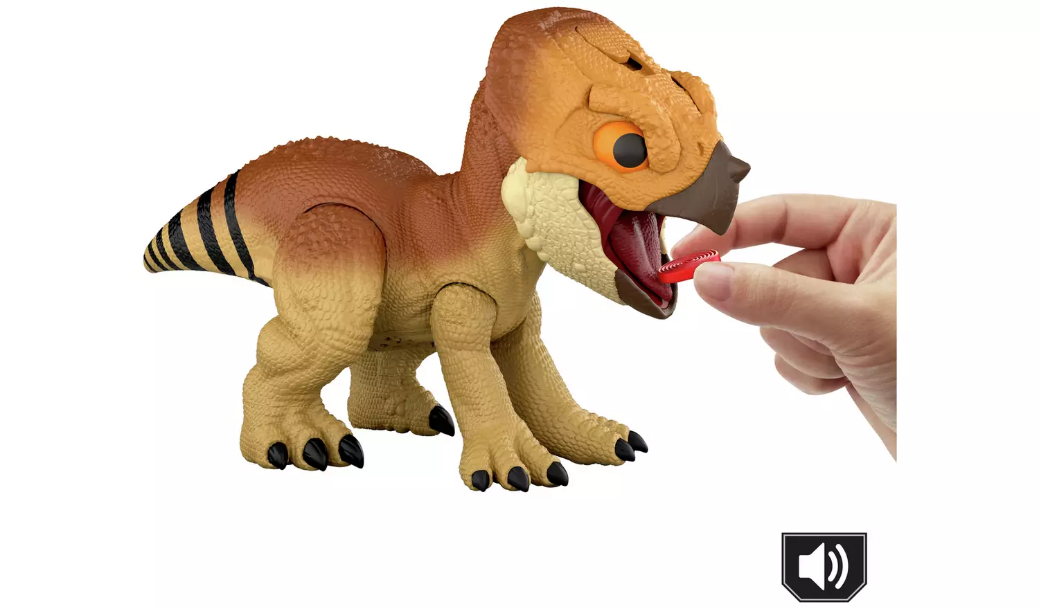 Jurassic World Aquilops Dolores Interactive Dinosaur Toy