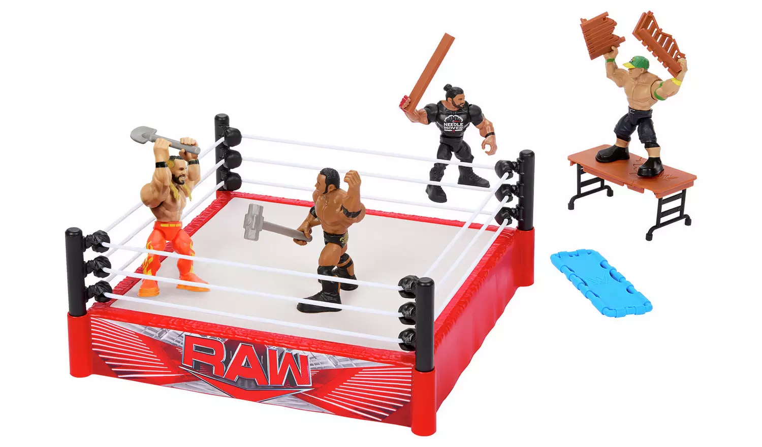 WWE Knuckle Crunchers Rebound RingPlayset & Figure