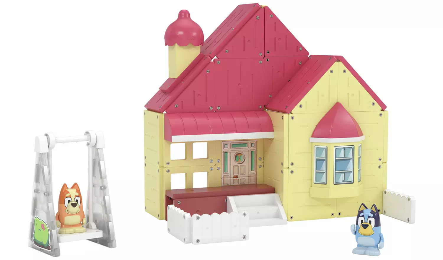 Tile Town Bluey Heeler Home Magnetic Tile Playset