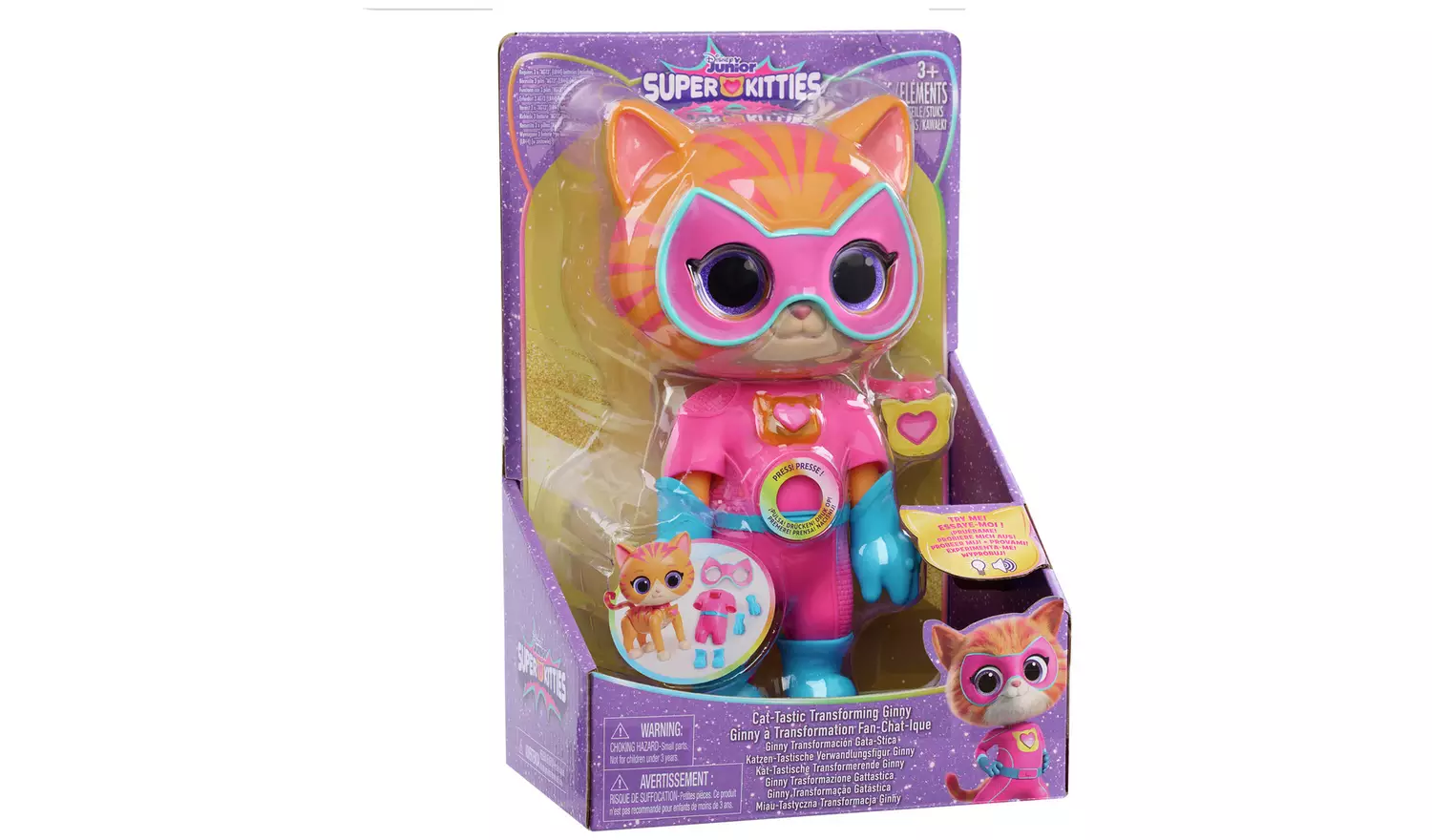 Disney Junior Super Kitties Cat-Tastic Transforming Ginny