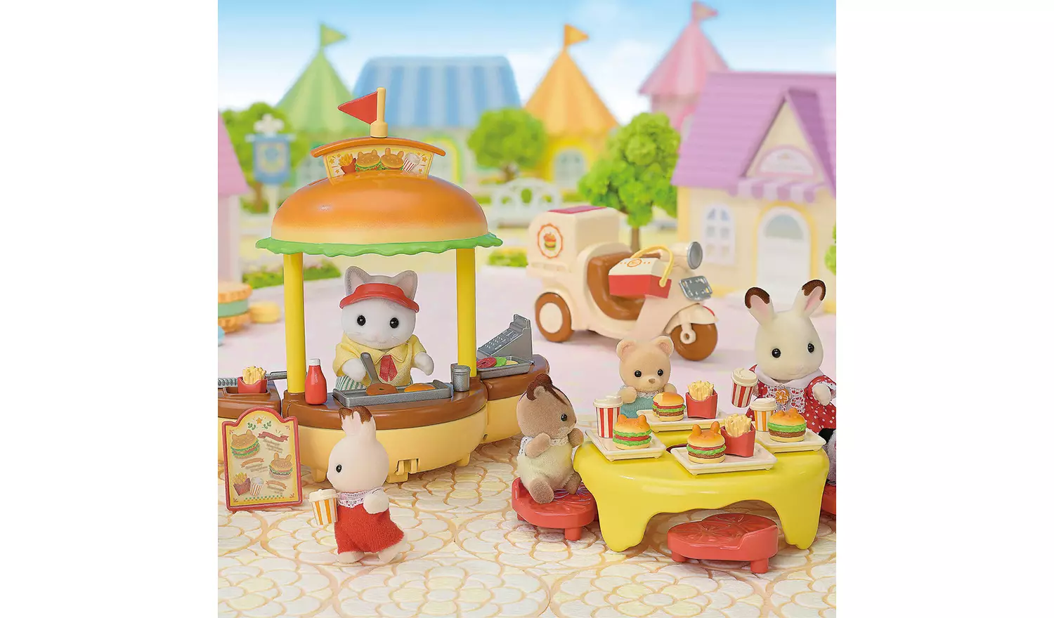 Sylvanian Families Hamburger Stand