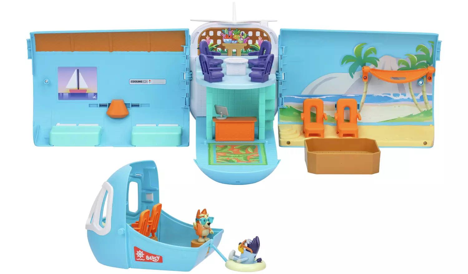 Bluey 3-In-1 Airplane Transforming Playset