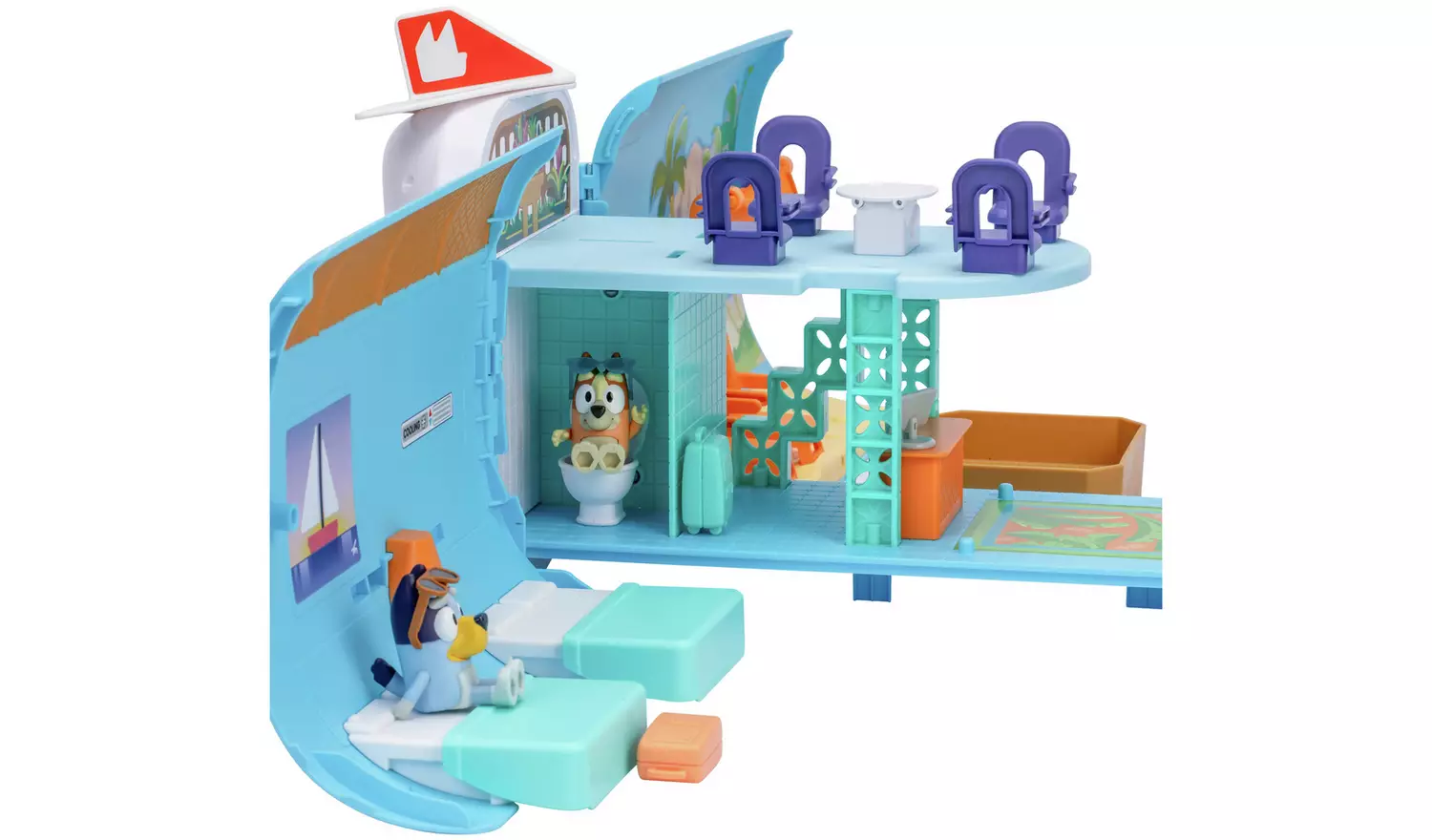 Bluey 3-In-1 Airplane Transforming Playset