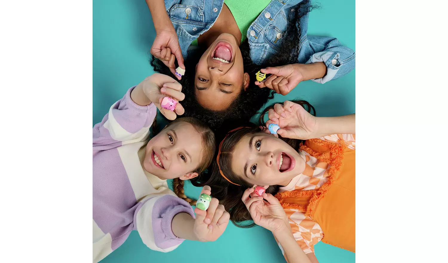 Squish-a-longs 8 Pack, Series 1 Style 1 - 1 Inch Mini Squish