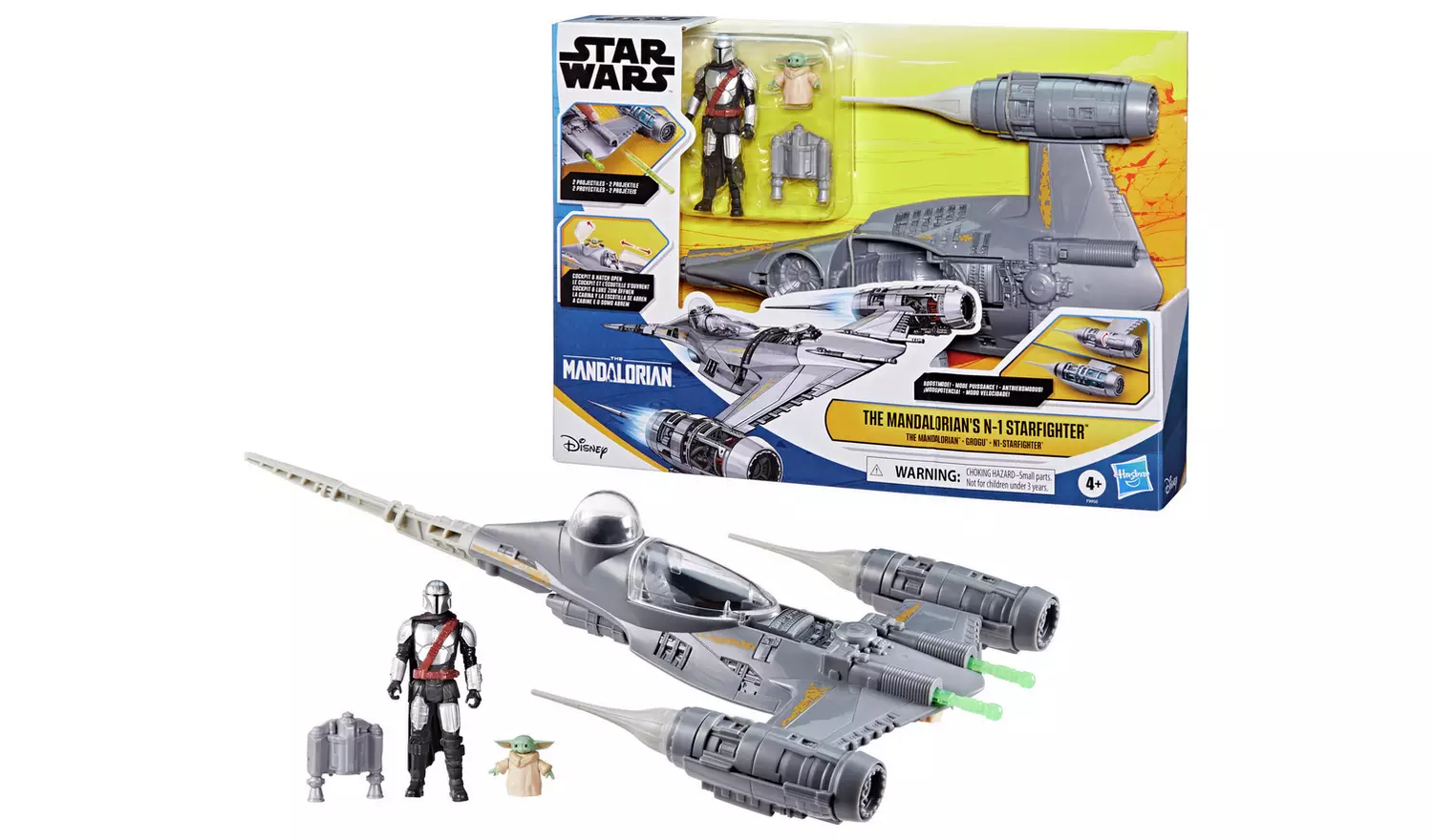 Star Wars Epic Hero The Mandalorian N-1 Starfighter Set