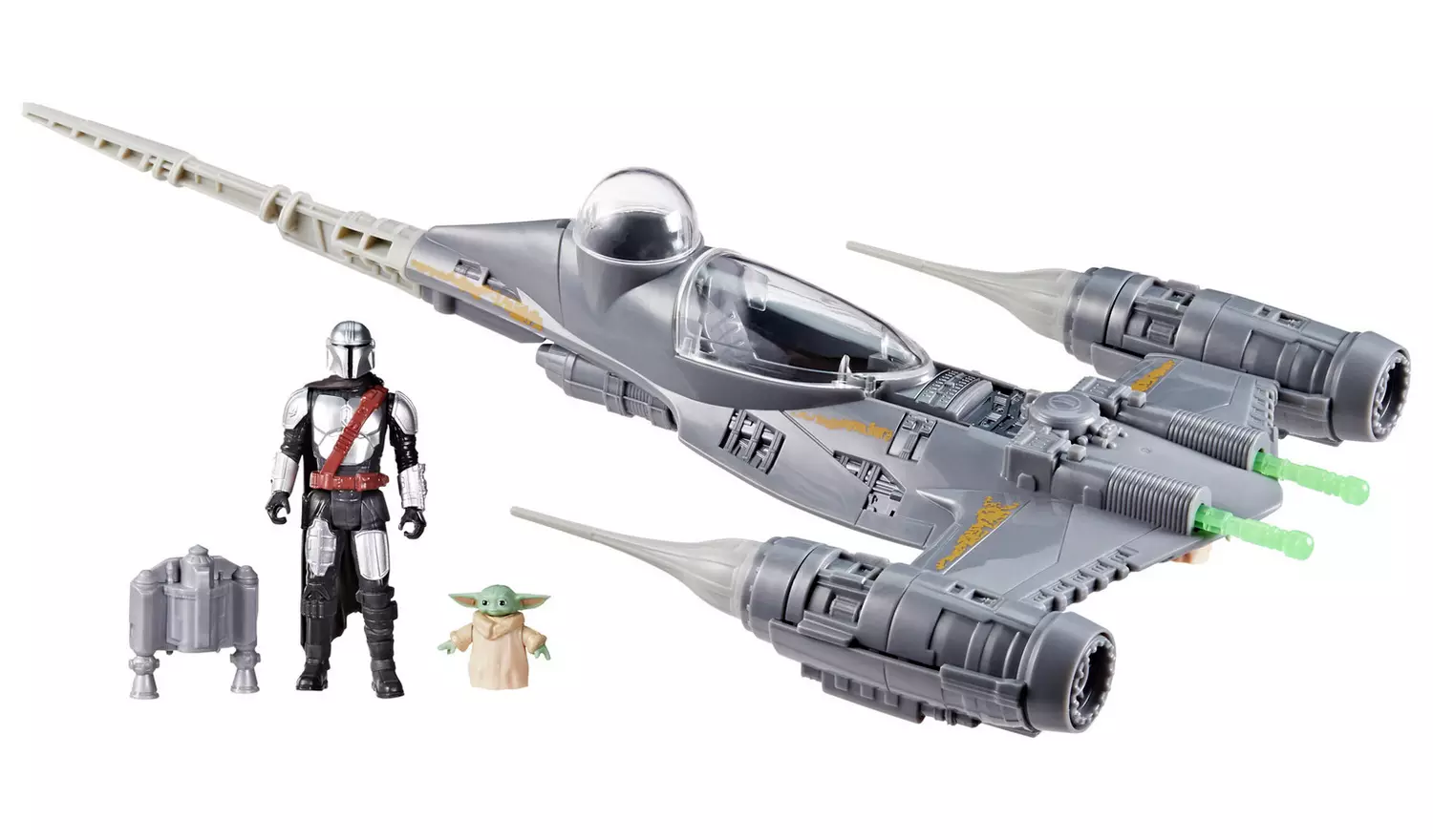 Star Wars Epic Hero The Mandalorian N-1 Starfighter Set