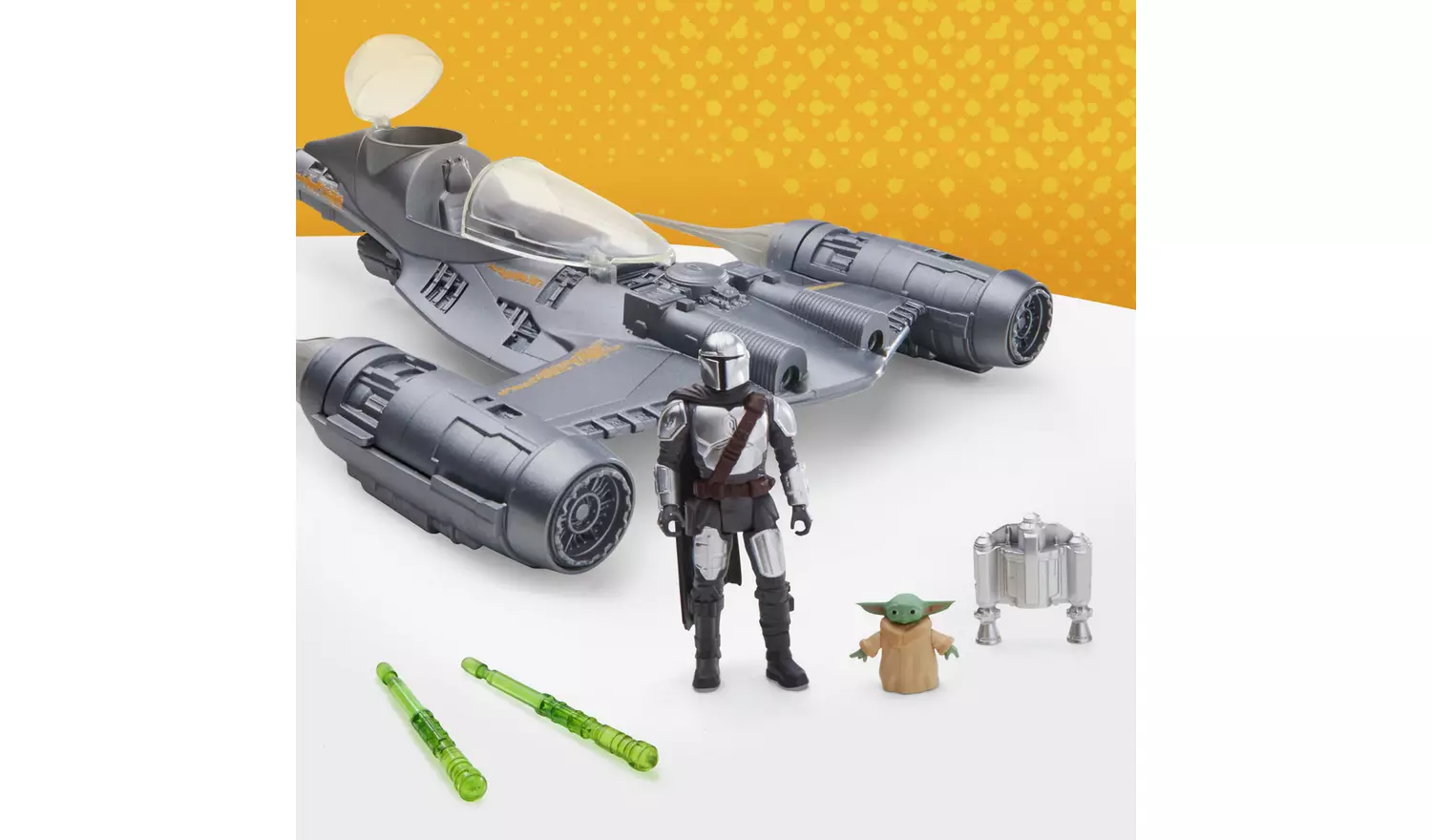 Star Wars Epic Hero The Mandalorian N-1 Starfighter Set