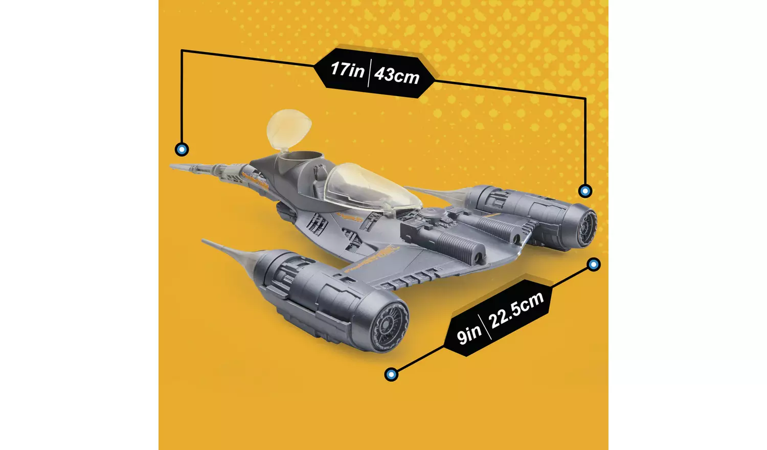 Star Wars Epic Hero The Mandalorian N-1 Starfighter Set