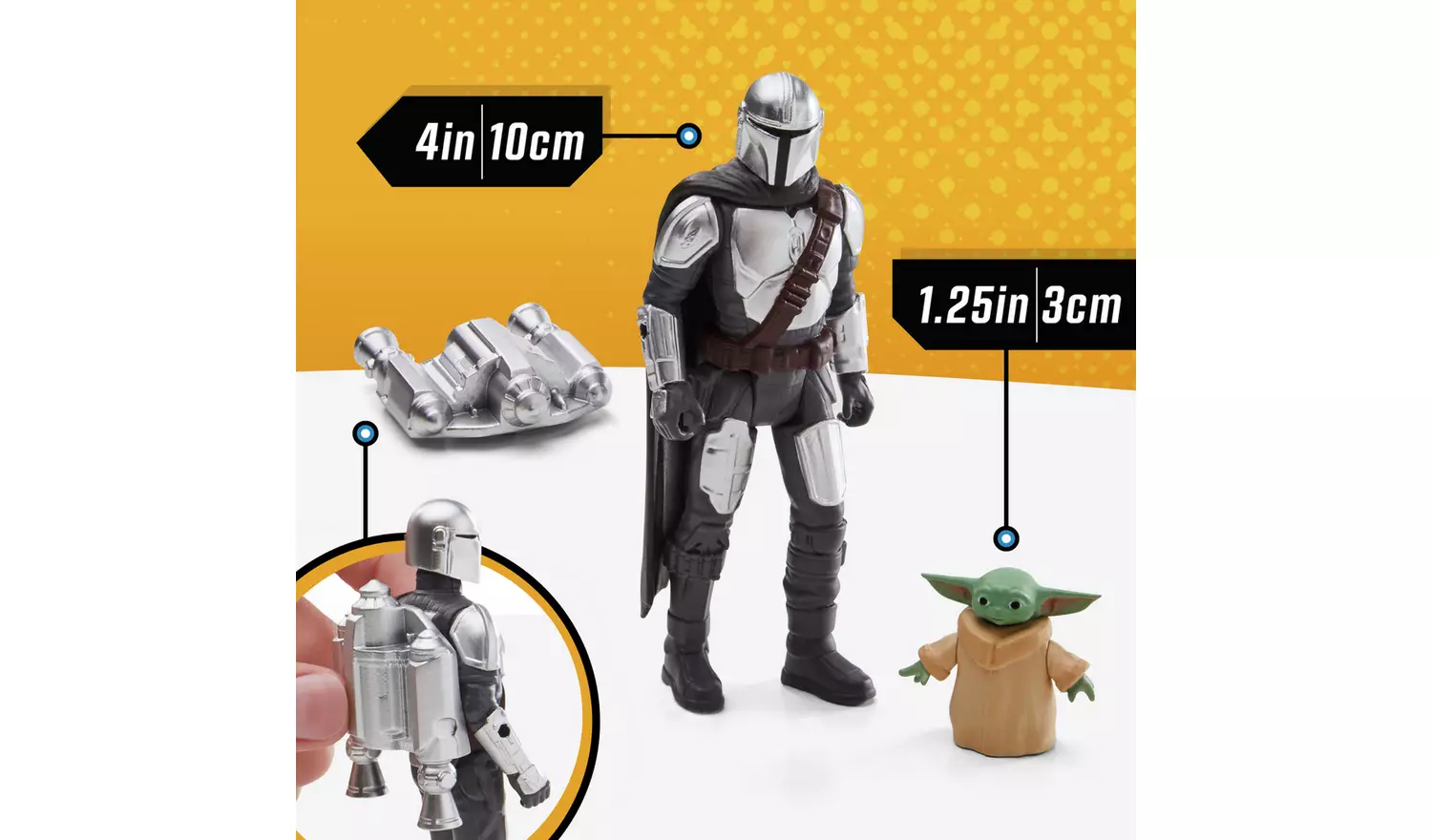 Star Wars Epic Hero The Mandalorian N-1 Starfighter Set