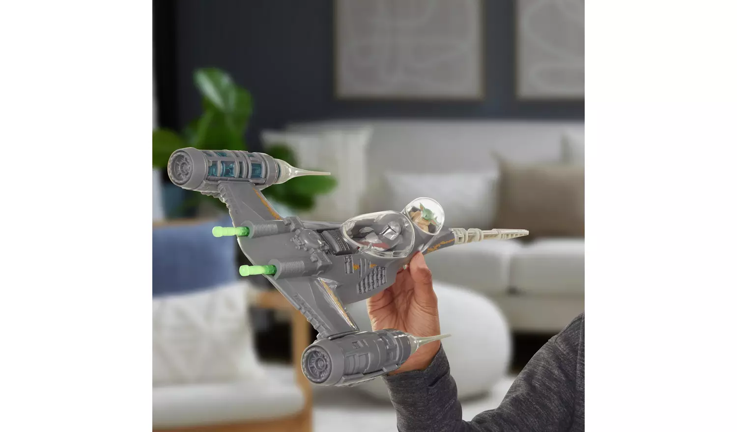 Star Wars Epic Hero The Mandalorian N-1 Starfighter Set