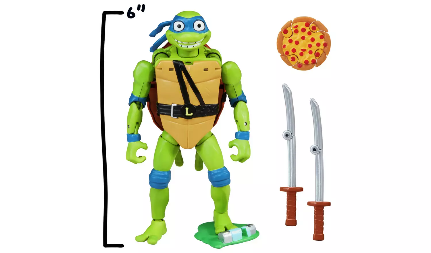 Teenage Mutant Ninja Turtles Pet To Ninja Leonardo Figure