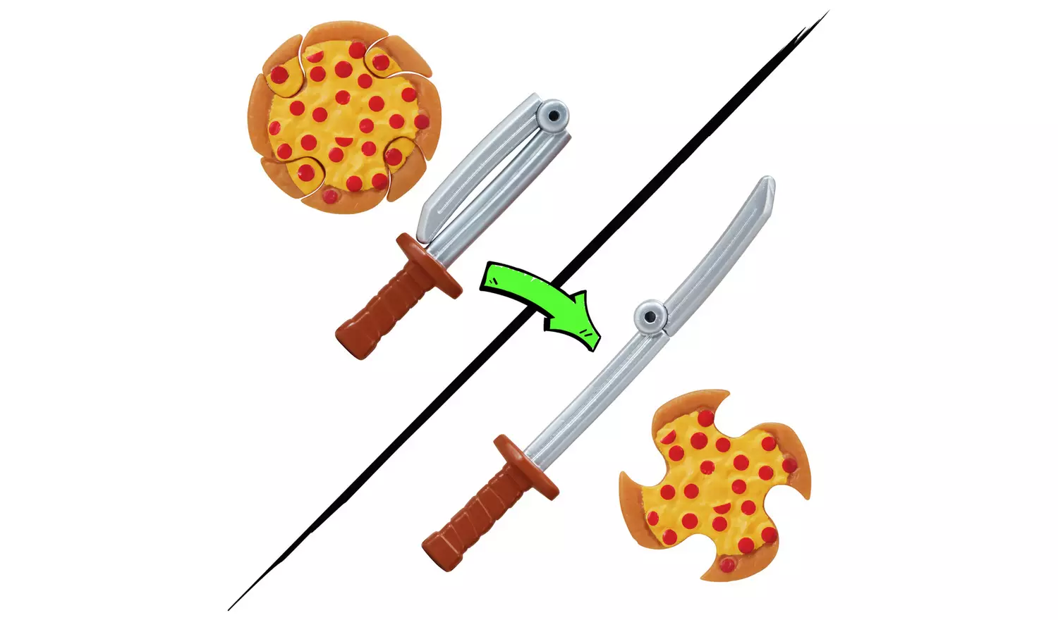 Teenage Mutant Ninja Turtles Pet To Ninja Leonardo Figure