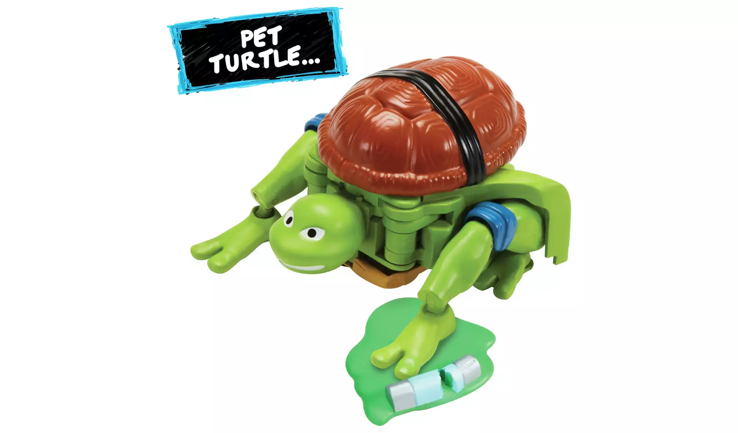 Teenage Mutant Ninja Turtles Pet To Ninja Leonardo Figure