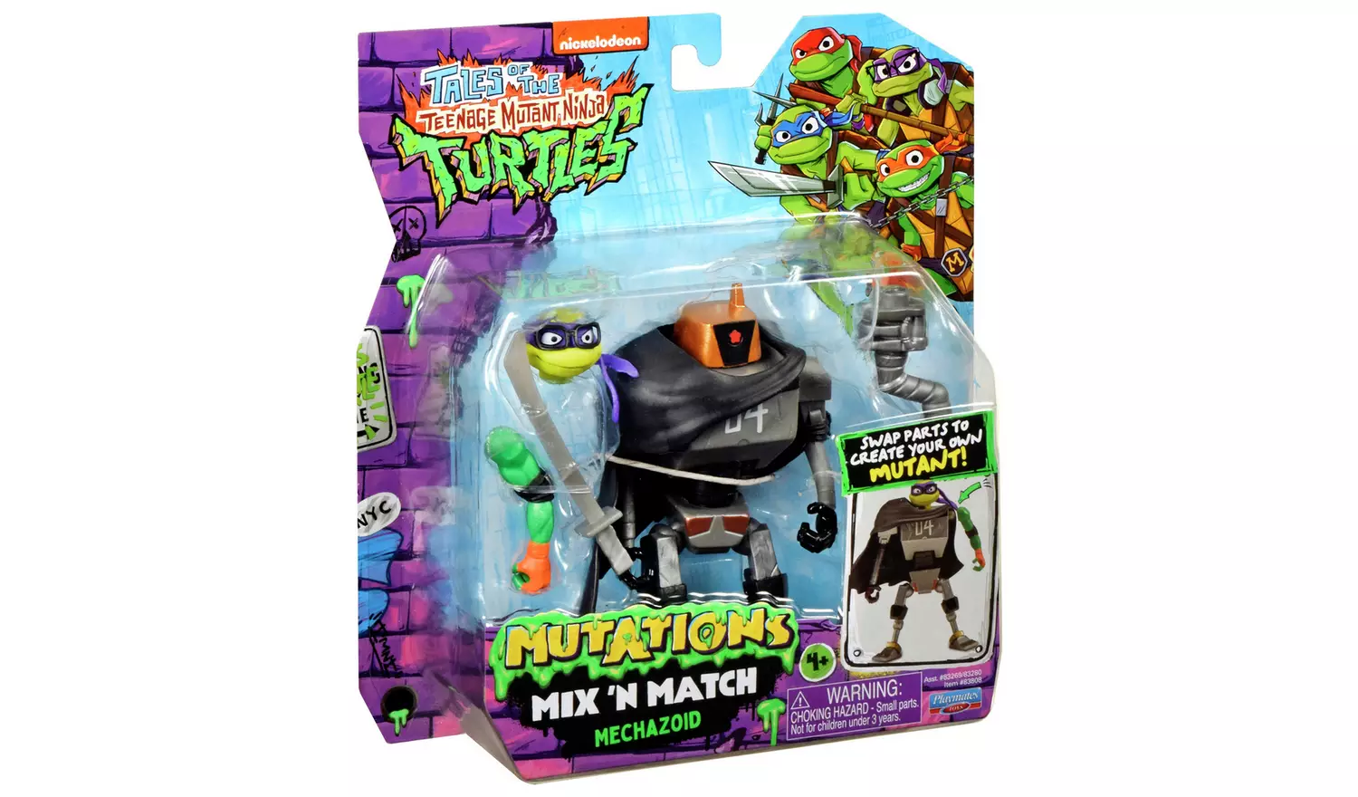 Teenage Mutant Ninja Turtle Mix N Match Mechazoid Figure